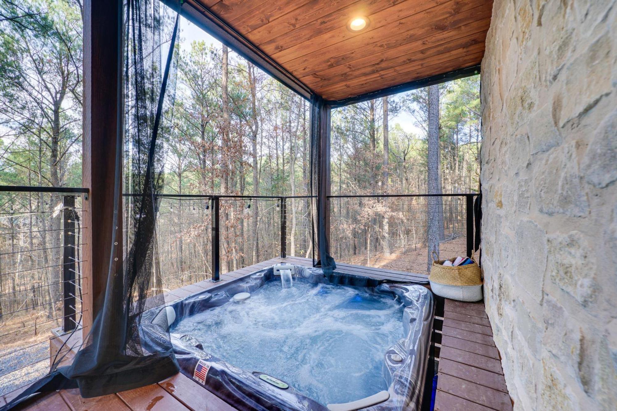 Luxury Broken Bow Cabin With Hot Tub On 3 Acres! Villa Exterior photo